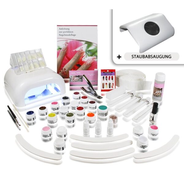 Actie Starterset Gel met gels met Afzuiging Wit