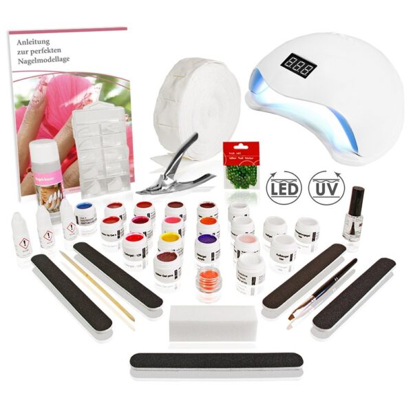 Starterset Gelnagels met UV/Led Lamp