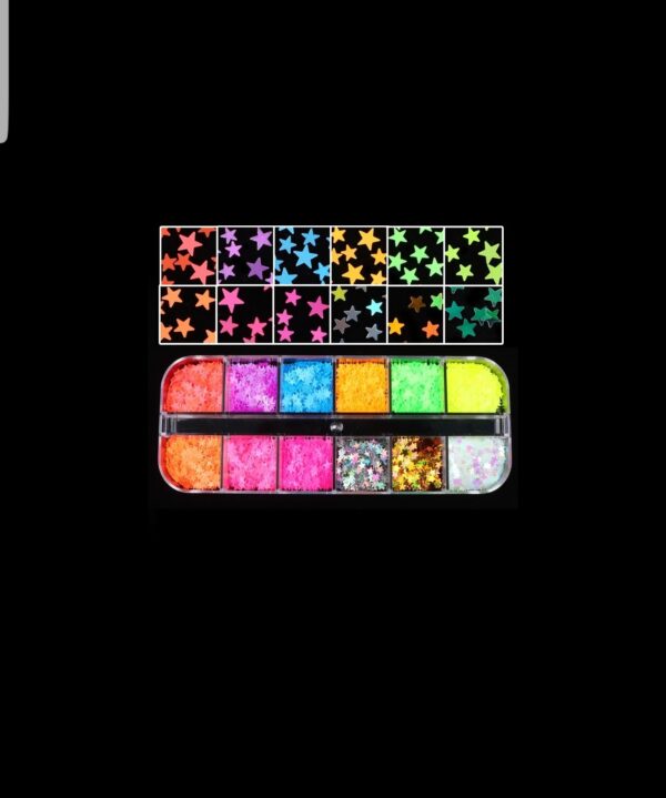 Nail art box Neon Ster