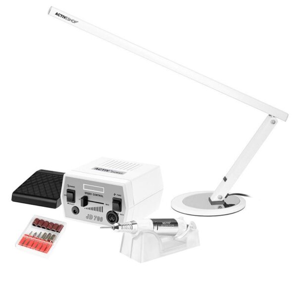 Profi frees en werklamp als set