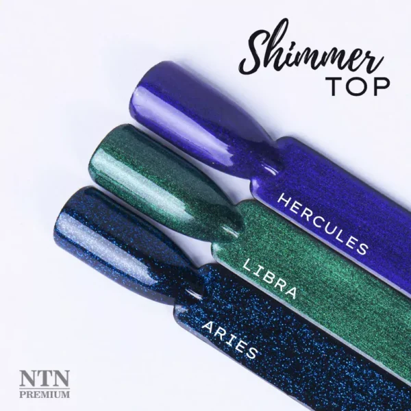 Top coat Shimmer Groen ( Libra ) Non wipe