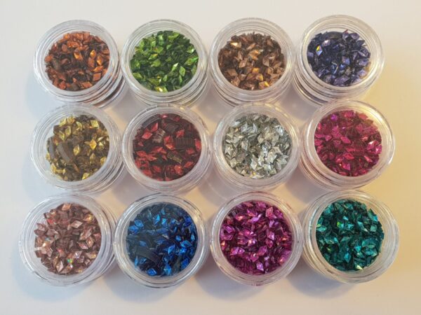 Glitterset Ruit 12 stuks