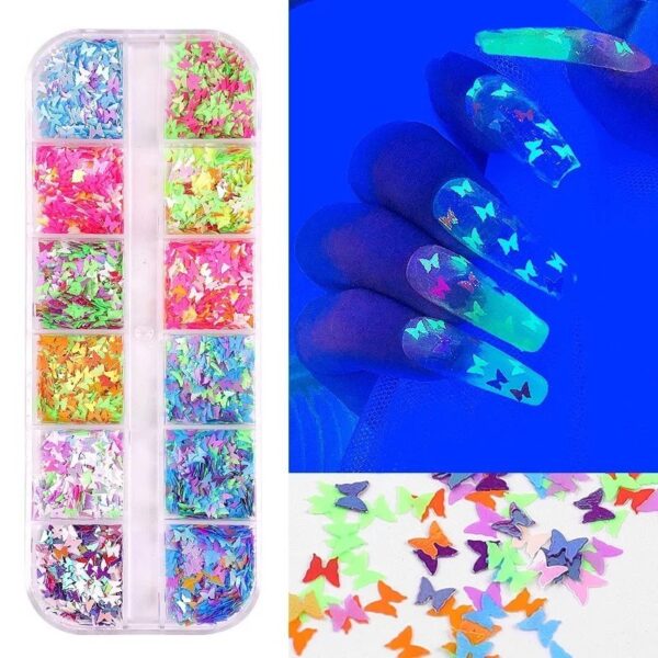 Nail art box vlinder #3