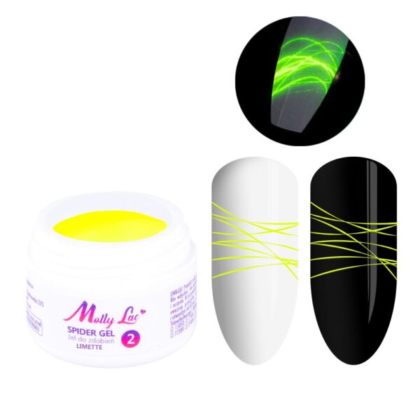 Spidergel glow in the dark - Limette