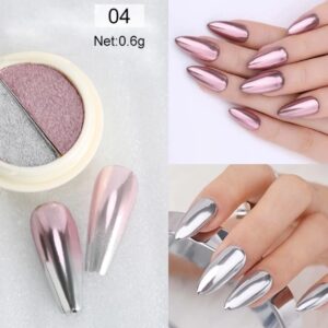 Duo Chroom Nail art #4