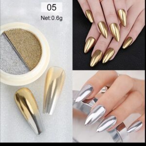 Duo Chroom Nail art #5