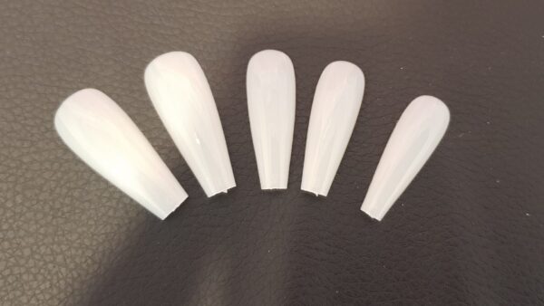 Press On Tips Naturel Coffin