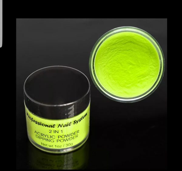 Acrylpoeder Kleur 30 gram 2 in 1 Neon #7