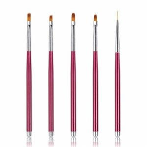 Penselenset Metallic pink
