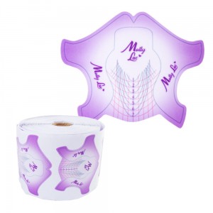 Sjablonen voor nagelvormen 500 st. Flexibel Violet