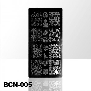 Stamping Sjabloon Lang BCN 005