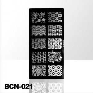 Stamping Sjabloon Lang BCN 021