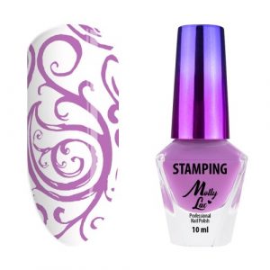 Stampinglak kleur nr. 6 Pink met gratis sjabloon