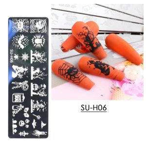 Stamping Sjabloon HALOWEEN SU-H06
