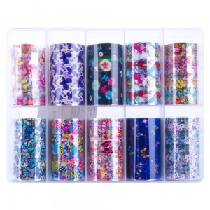 TRANSFERFOLIE 10 stuks XKZ 09-06 Magic Butterflies