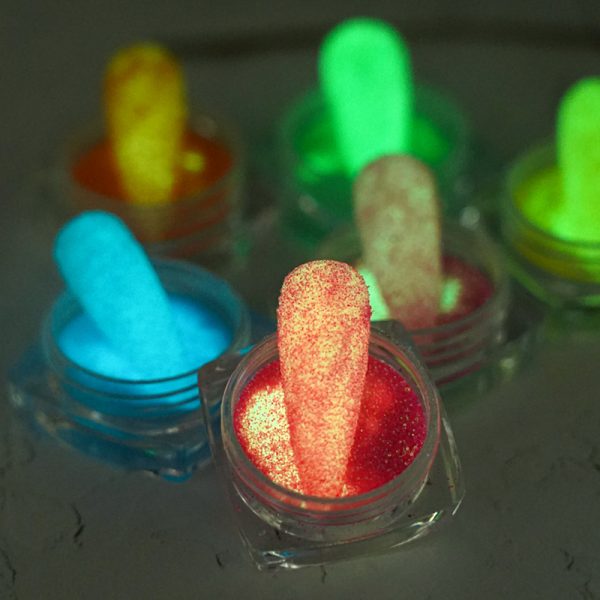 Nail Art Powder Glow in the Dark - Afbeelding 4