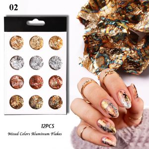 Nail Art Gold Foil
