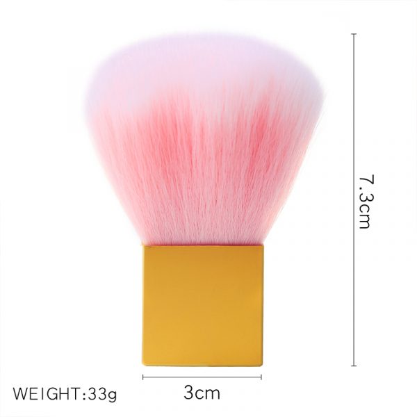 Stofkwast groot Rose - Afbeelding 5