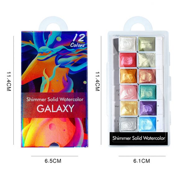 Nail Art Watercolors Galaxy - Afbeelding 5