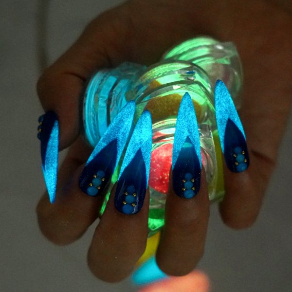 Nail Art Powder Glow in the Dark - Afbeelding 2