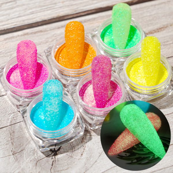 Nail Art Powder Glow in the Dark - Afbeelding 5