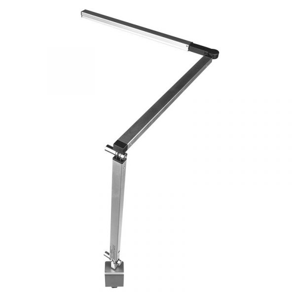 Bureaulamp LED zilver 3-arm - Afbeelding 2