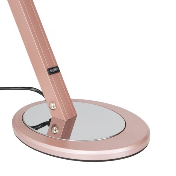 Tafellamp Slim LED rosé goud - Afbeelding 3