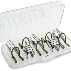 Metalen sjabloon voor nagelmodellering.