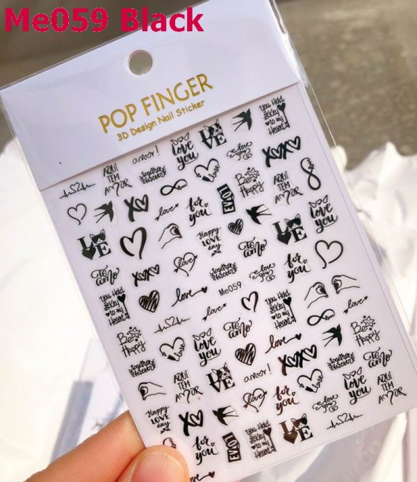 Sticker 3D Pop Finger