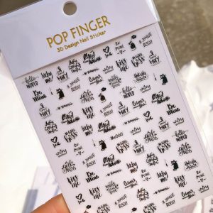 Sticker 3D Pop Finger