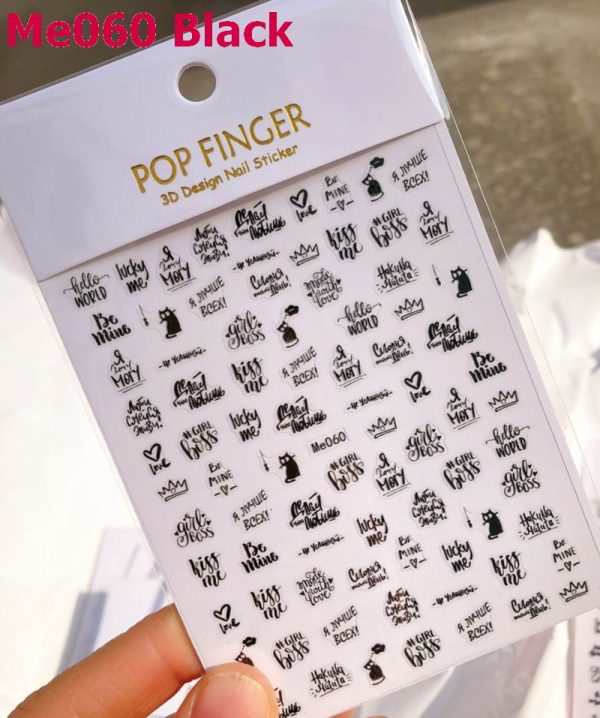 Sticker 3D Pop Finger