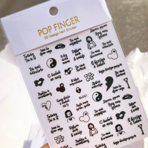 Sticker 3D Pop Finger
