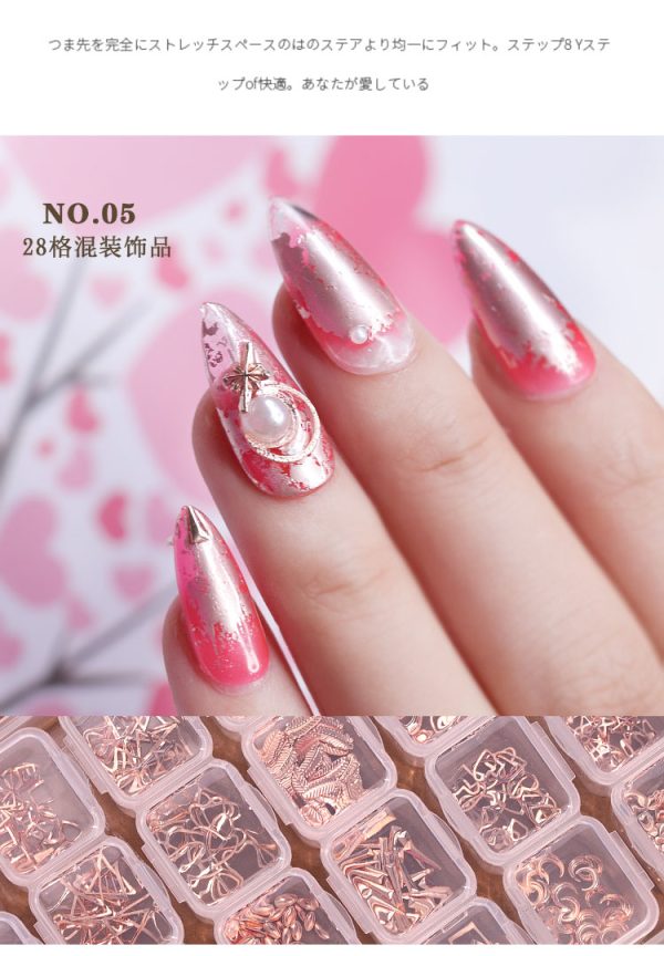 Nail Art decoratiebox 28 stuks 003