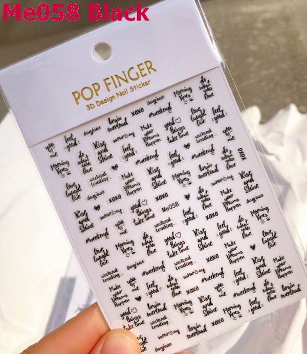 Sticker 3D Pop Finger