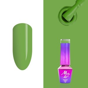 Hybride gellak van MollyLac Welkom to Ibiza Kiwi Crush 117 5ml