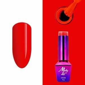 Hybride gelpolish van MollyLac - Elite woman - Crimson 10 ml nr. 42