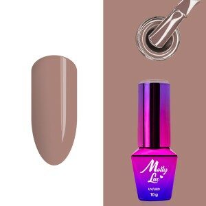 Hybride gelpolish van MollyLac Delicate woman Cappucino 10 ml nr. 62
