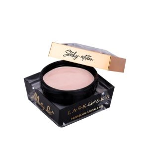 Bouwgel Porselein Sparkle Gel Sticky Edition Light Nude 15 g