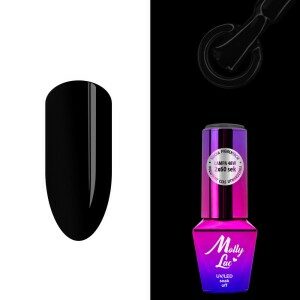 Gelpolish van MollyLac Ultimate Black 10 ml