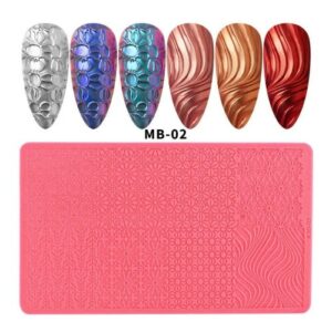 Siliconen mal voor decoraties onder Powder Gel (MB-02)