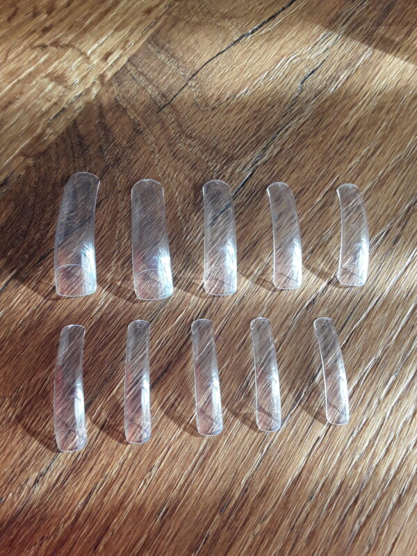 Tips Curved Clear XXL 100 stuks