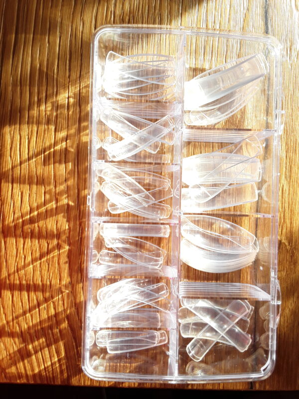 Tips Curved Clear XXL 100 stuks - Afbeelding 2