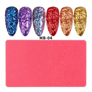 Siliconen mal voor decoraties onder Powder Gel (MB-04)