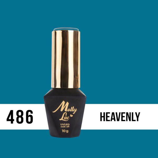 Gellak van MollyLac Limited edition Heavenly 486 10 ml - Afbeelding 2