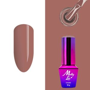 Hybride gelpolish van MollyLac Delicate Woman My Morning Hot Cacao nr.60 10 ml