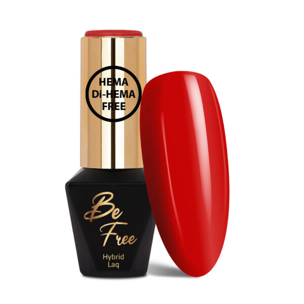 Gellak MollyLac BeFree Elegance Fire Red Hema/di-Hema vrij 10g Nr. 5