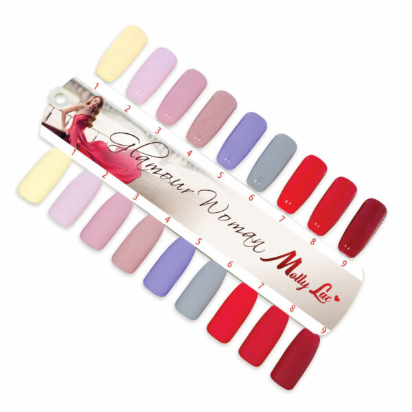 Hybride lak MollyLac Glamour Women Girlish Roses 10g nr. 2 - Afbeelding 2