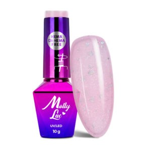Gellak MollyLac Sparkling French Simple Flash Hema/di-Hema vrij 10g Nr. 707
