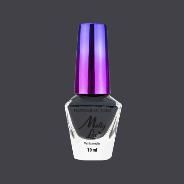 MollyLac - klassieke nagellak 10 ml zwart nr.47