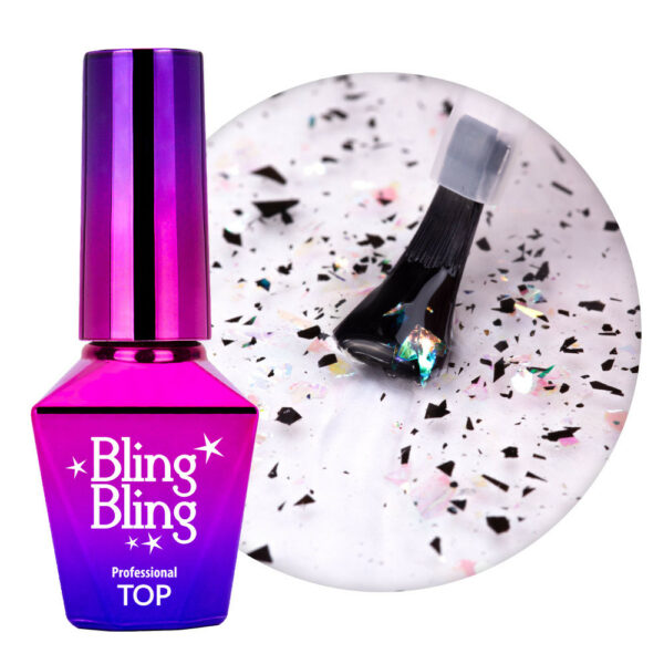 Top Coat Bling Bling MollyLac No Wipe 10g Nr.2